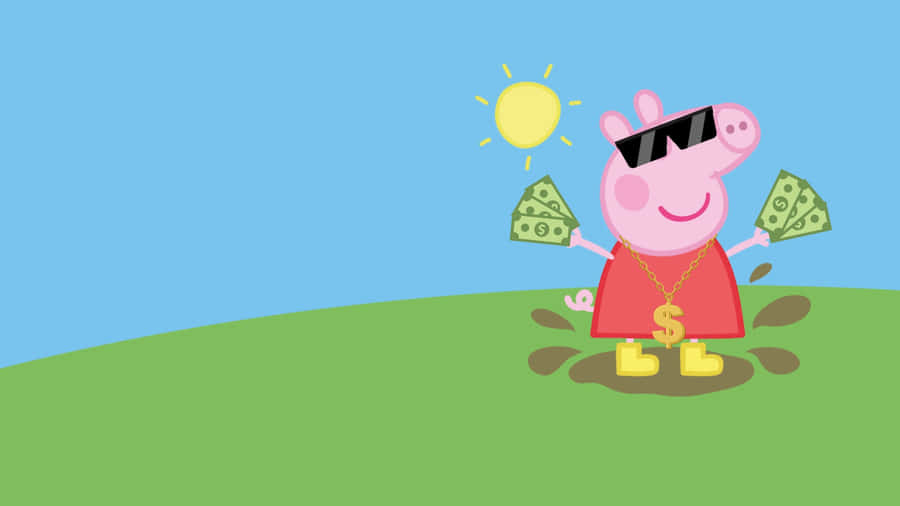 Gangster Peppa Pig Style Wallpaper