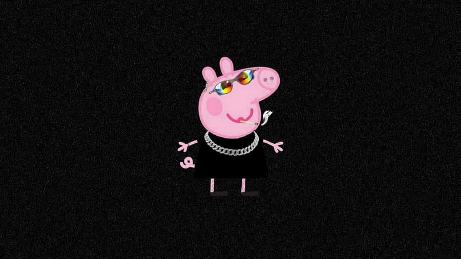 Gangster Peppa Pig Style Wallpaper