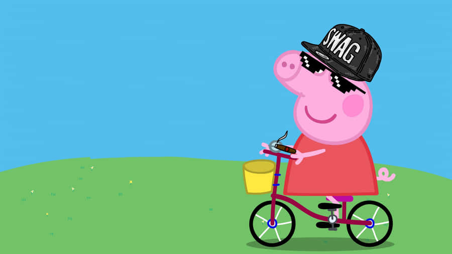 Gangster Peppa Pig Style Wallpaper