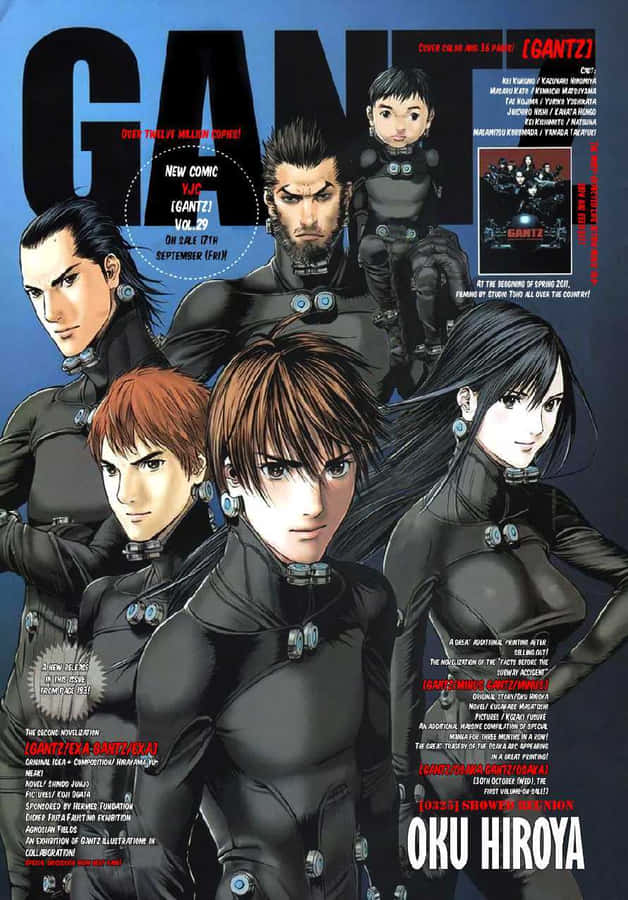 Gantz Comic Series Characters Wallpaper