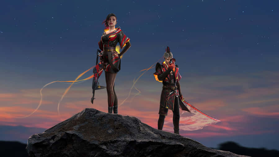 Garena Free Fire Hayato And Kelly Wallpaper