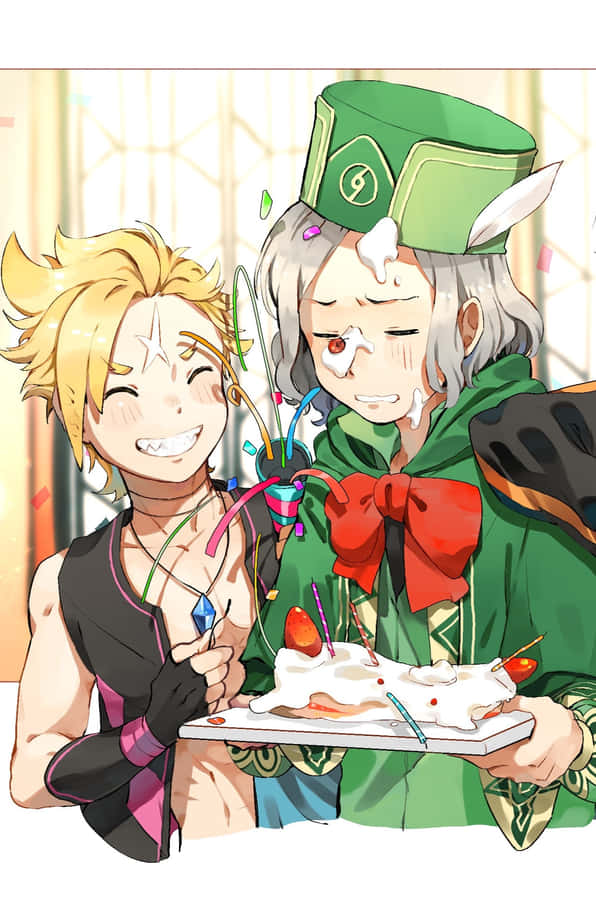 Garfiel Tinsel Enjoying A Sunny Day Outdoors Wallpaper