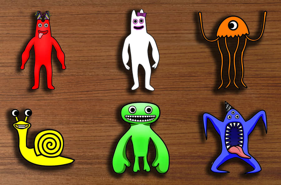 Gartenof Banban Character Collage Wallpaper