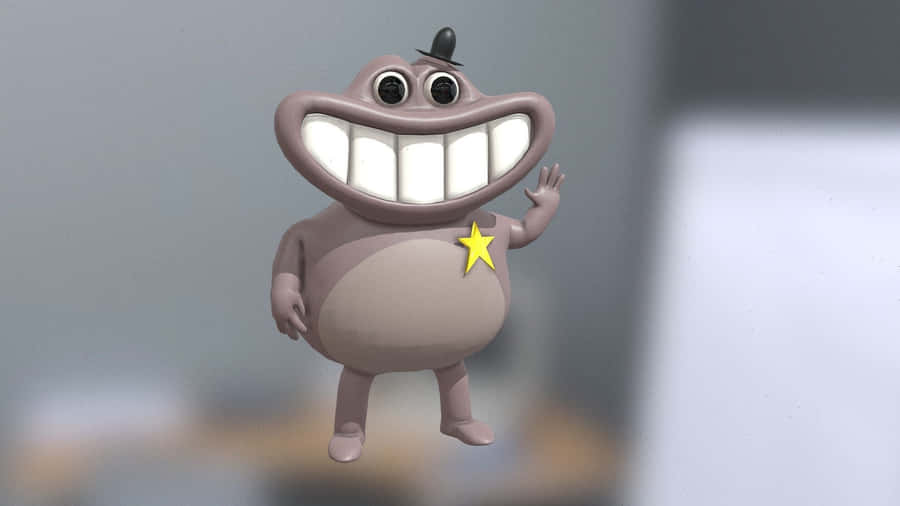 Gartenof Banban Character Waving Wallpaper