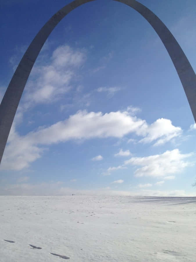 Gateway Arch White Sand Wallpaper