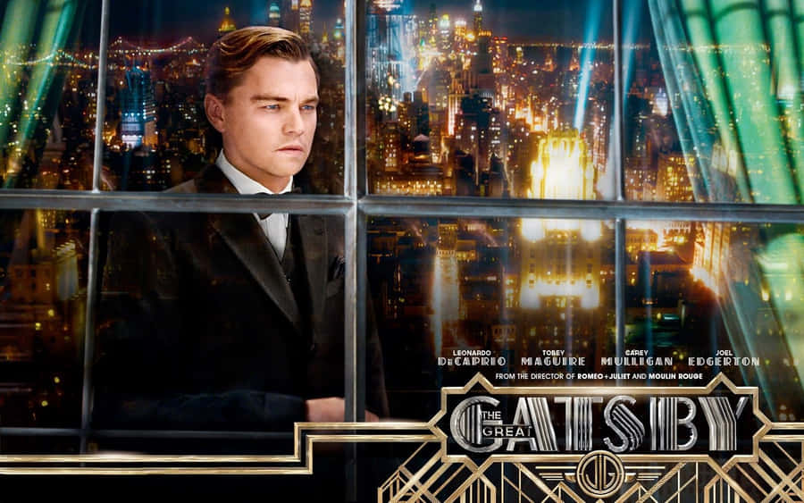 Gatsby Contemplating The City Wallpaper