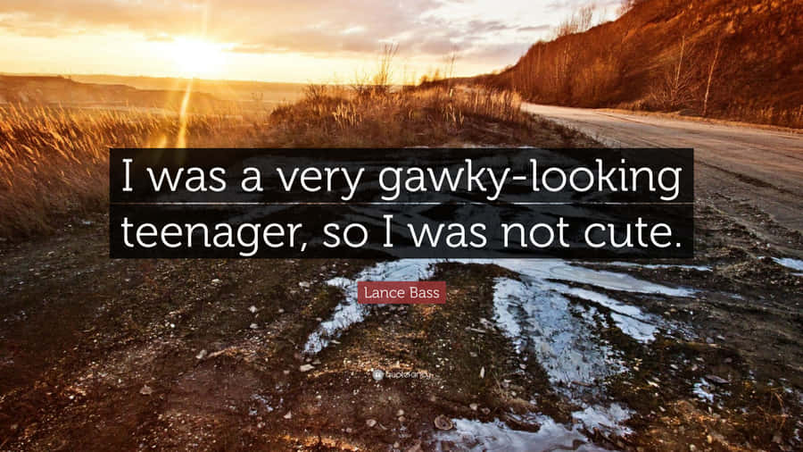 Gawky Teenager Wallpaper