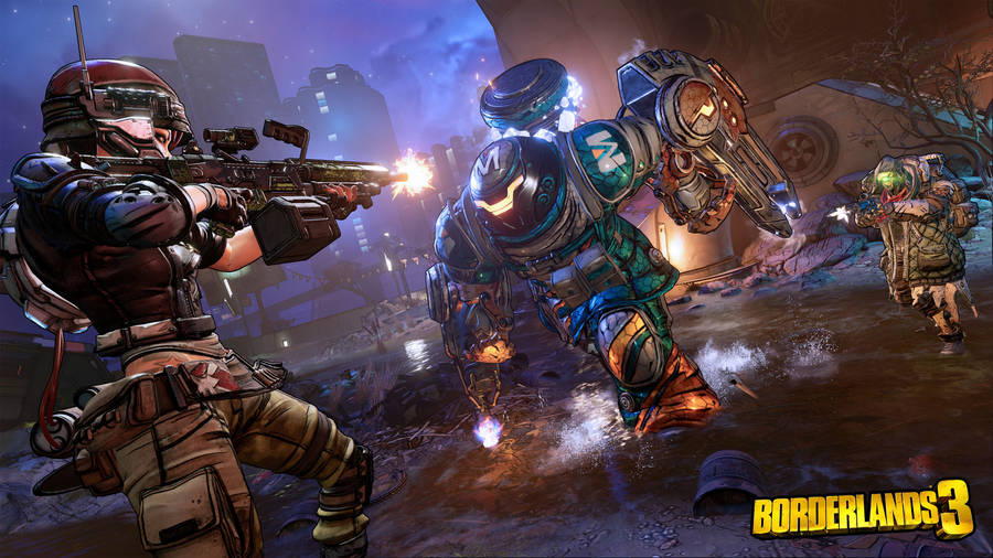 Gear Up With Moze In Borderlands 3 Wallpaper