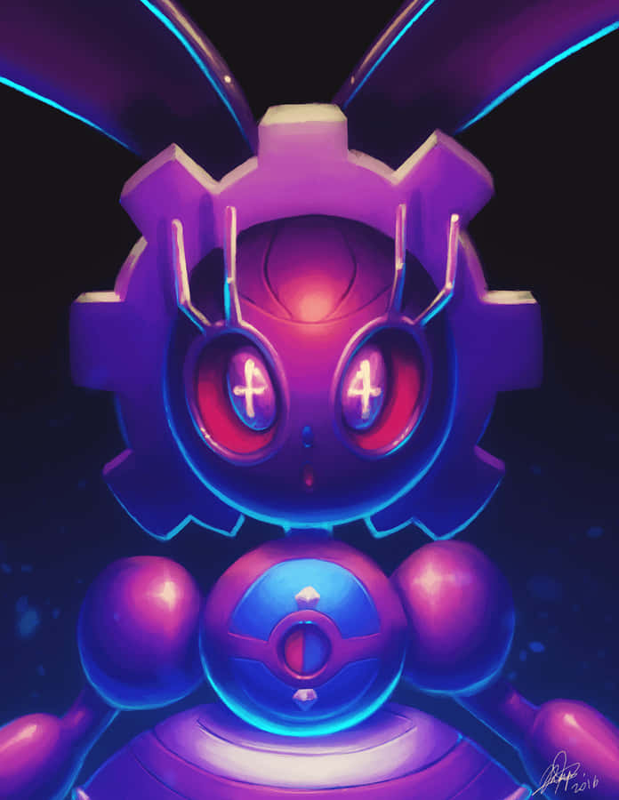 Geared Head Of Magearna Wallpaper