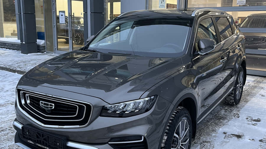 Geely Boyue S U Vin Snowy Setting Wallpaper