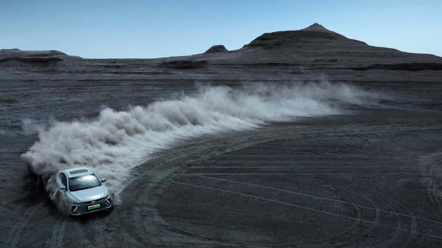 Geely Emgrand Desert Drifting Wallpaper