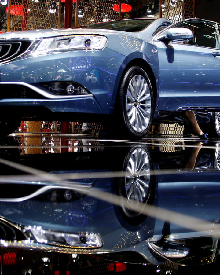 Geely G C9 Showroom Reflection Wallpaper