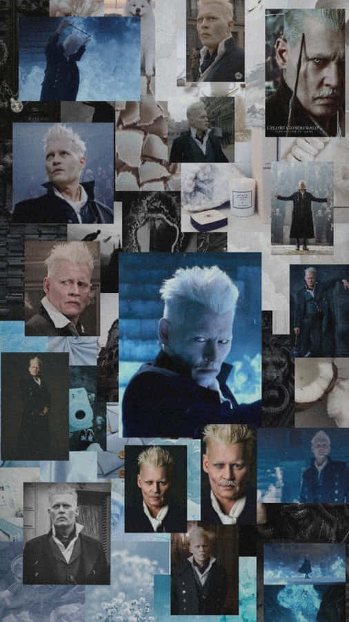 Gellert Grindelwald Character Collage Wallpaper