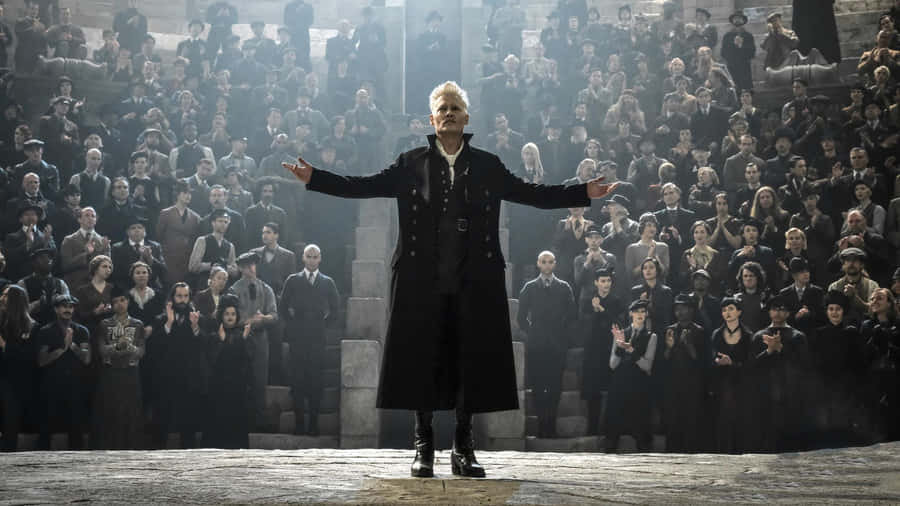 Gellert Grindelwald Speech Wallpaper