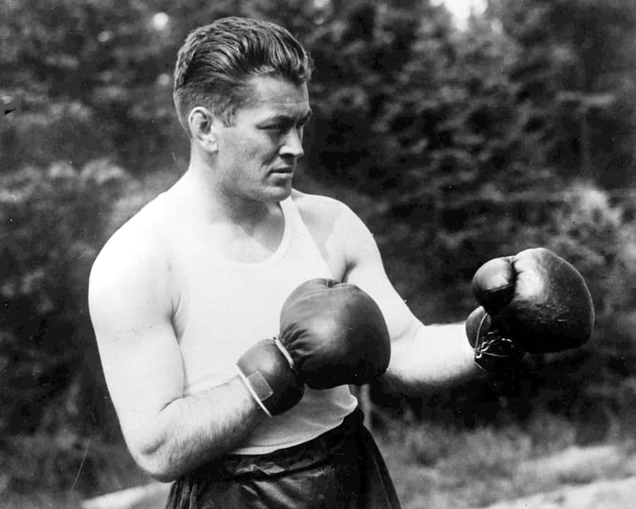 Gene Tunney Boxing Training Wallpaper