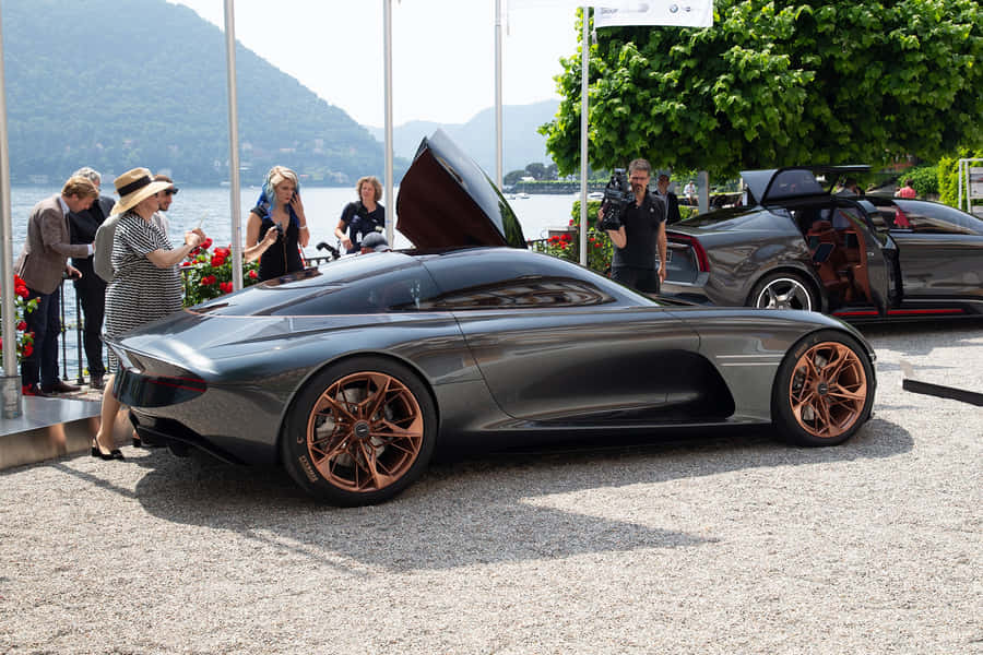 Genesis Essentia: A Vision Of Electric Elegance Wallpaper