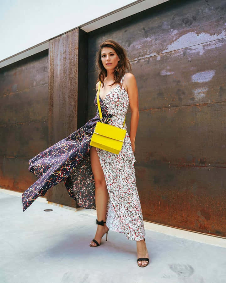 Genevieve Padalecki Smiling Wallpaper