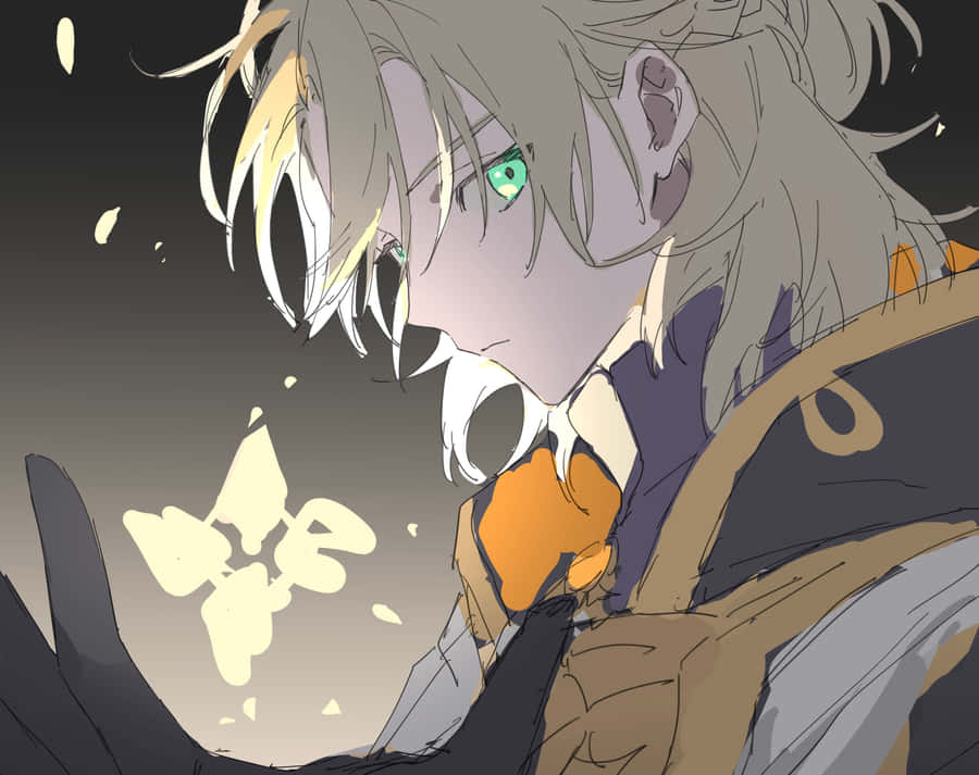 Genshin Impact's Albedo In Action Wallpaper