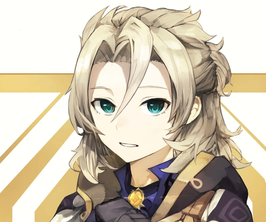 Genshin Impact's Albedo Showcasing His Power In A Visually Striking Wallpaper Wallpaper