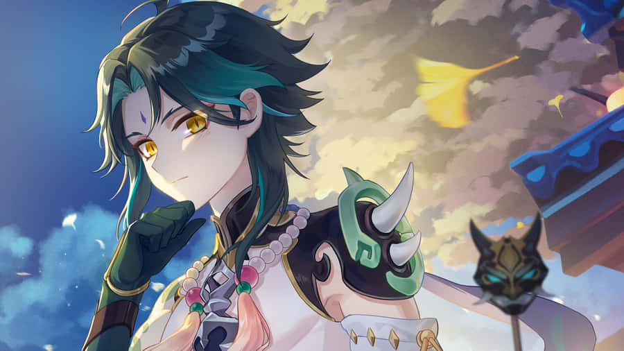 Genshin Impact's Xiao Wallpaper Wallpaper