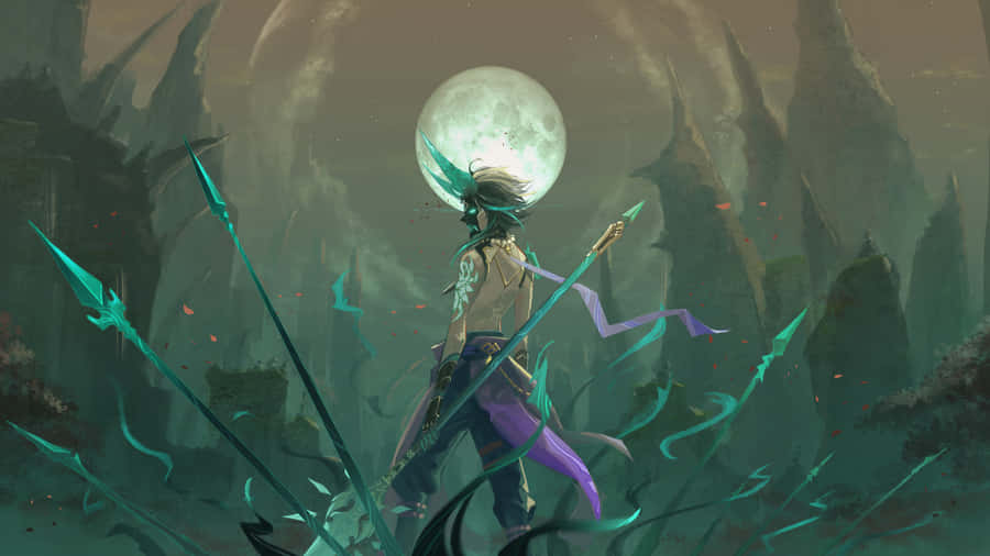 Genshin Impact - Xiao, The Conqueror Of Demons Wallpaper Wallpaper