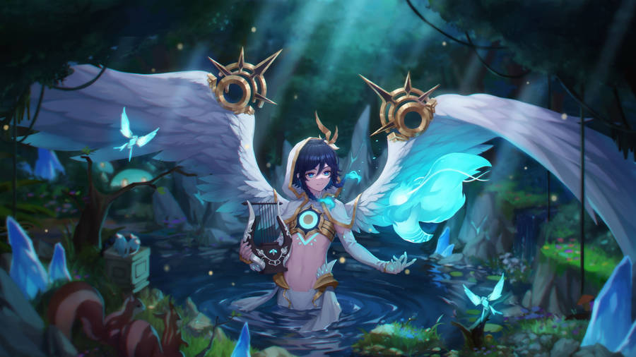 Genshin Venti In His Archon Form Wallpaper