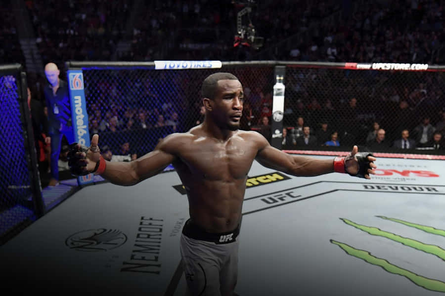 Geoff Neal U F C Victory Pose Wallpaper