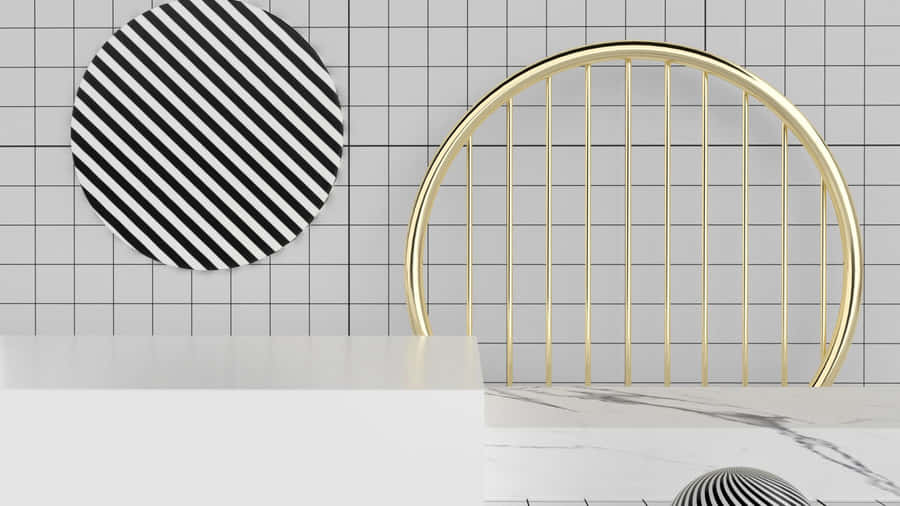 Geometric Abstract Shapes Wallpaper