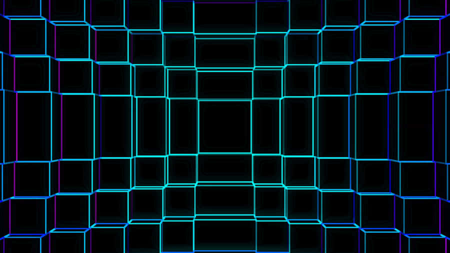 Geometric Blue Patterns Wallpaper