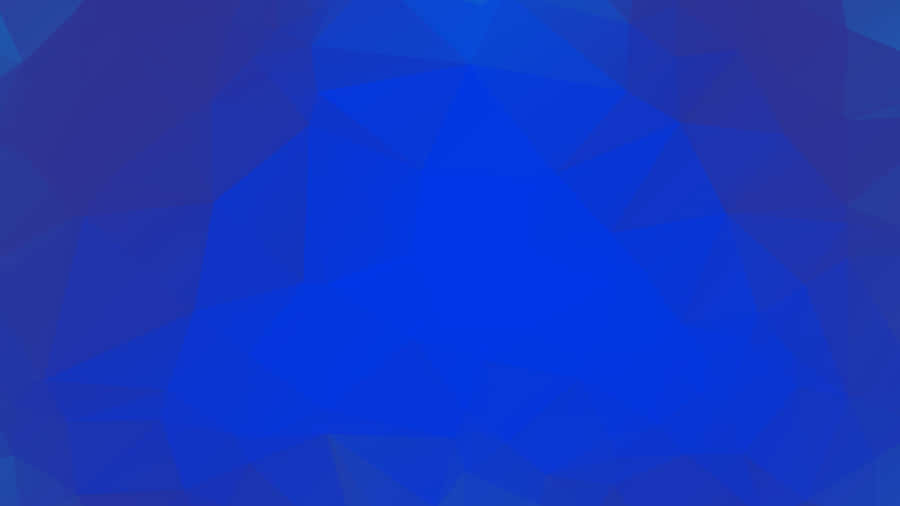 Geometric Blue Shapes In A Pattern Wallpaper