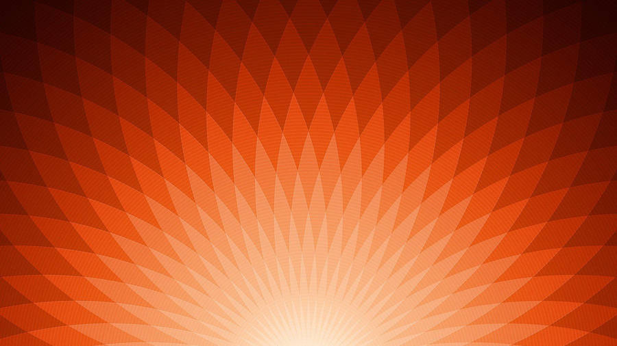 Geometric Orange Presentation Wallpaper