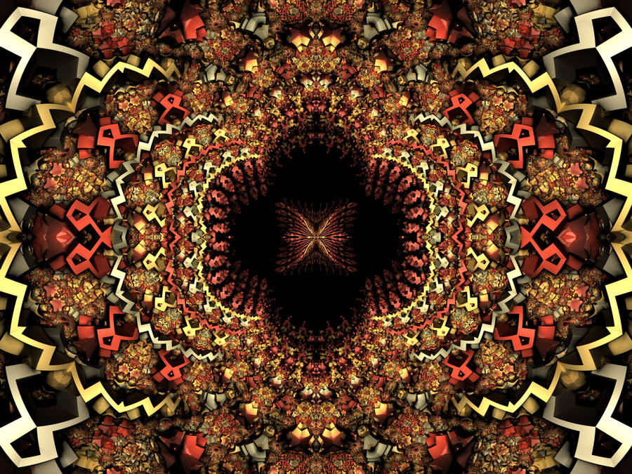 Geometric Shapes Abstraction Pattern Wallpaper