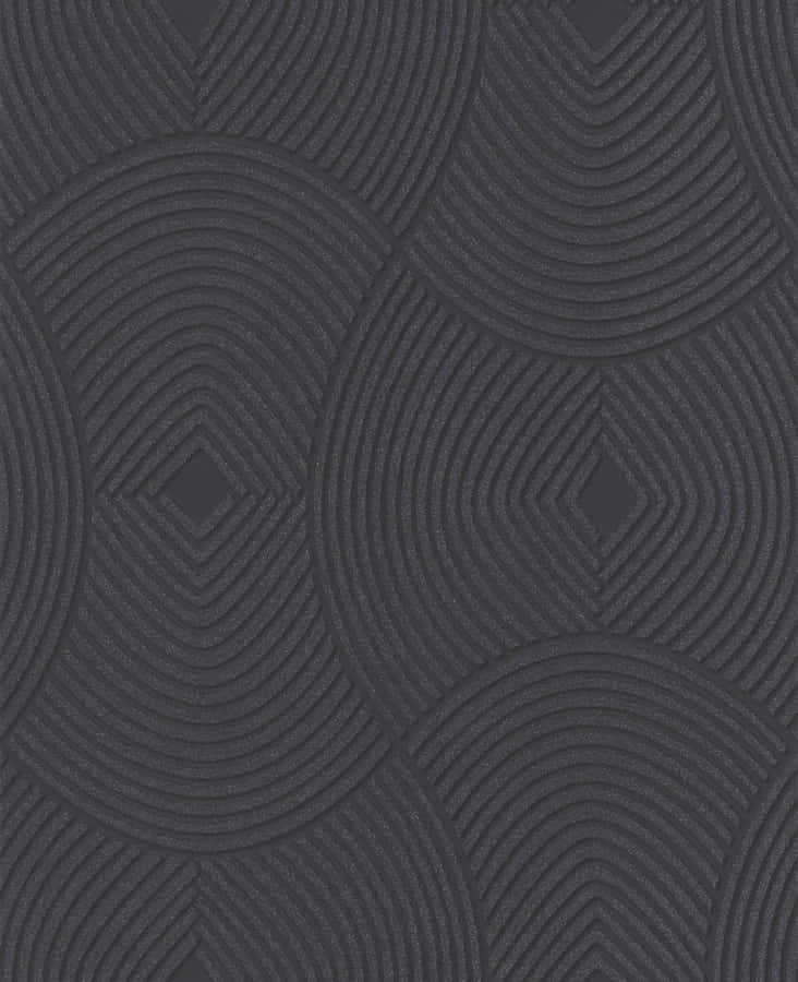 Geometric Texture Black Pattern Wallpaper