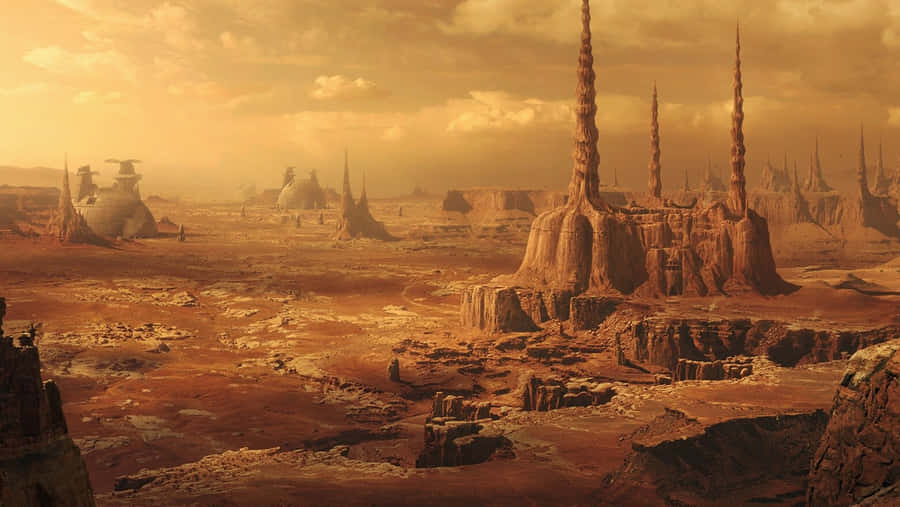Geonosis Landscape Star Wars Wallpaper