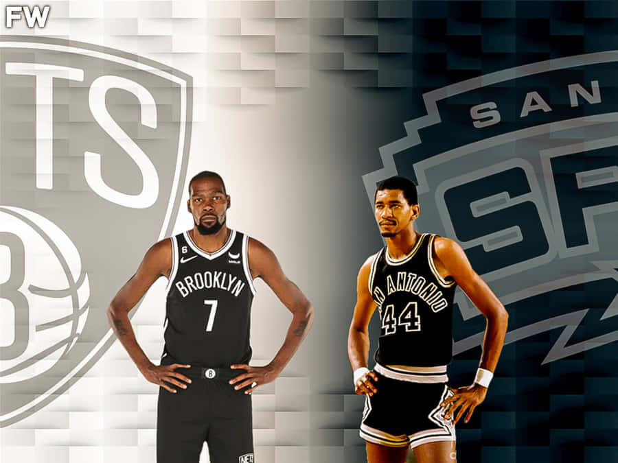 George Gervin Kevin Durant Basketball Wallpaper