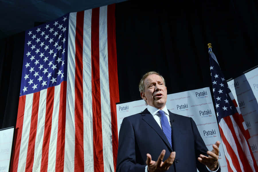 George Pataki Dressed In A Formal Suit Wallpaper
