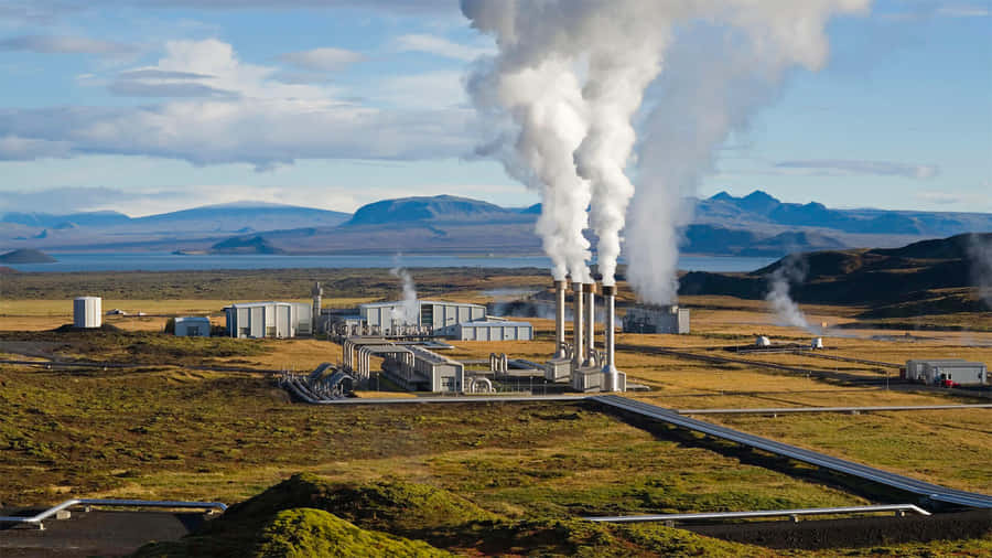 Geothermal_ Energy_ Plant_ Iceland Wallpaper
