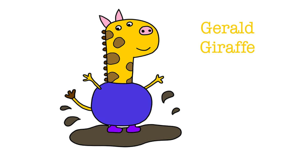 Gerald Giraffe Cartoon Character Wallpaper