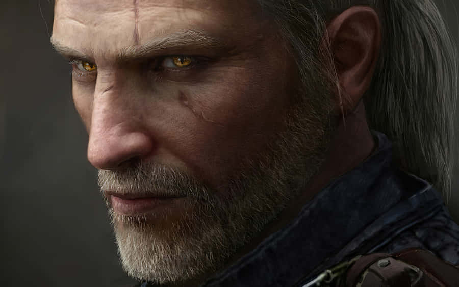 Geraltof Rivia Intense Gaze Wallpaper