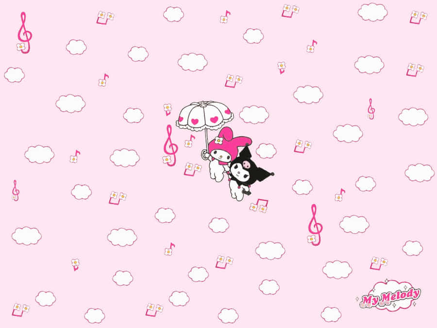 Get A Desktop Makeover With The Adorable My Melody Wallpaper