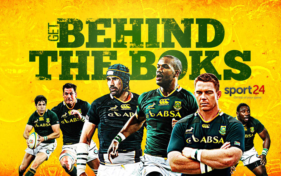 Get Behind The Boks Rugby Wallpaper
