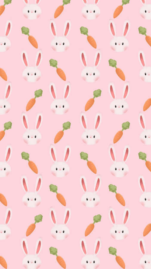 Get Creative With This Kawaii Bunny Wallpaper! Wallpaper