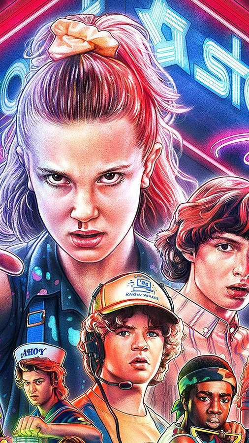 Get In The Upside Down With The Stranger Things Iphone Wallpaper