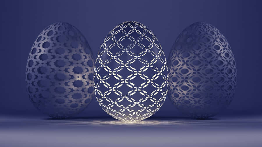 Get Into The Festive Spirit With These Colorful Easter Eggs! Wallpaper