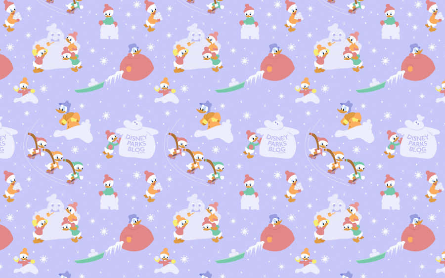 Get Into The Holiday Spirit With This Disney Christmas Ipad Wallpaper