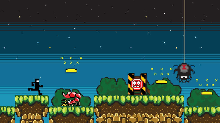 Get Lost In The Excitement Of 16-bit Gaming Wallpaper