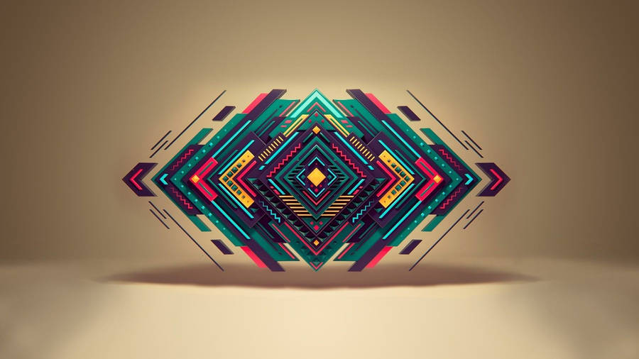 Get Lost In This Intricate, Abstract Diamond Art Wallpaper