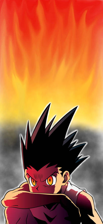 Get Ready For An Epic Adventure With Hunter X Hunter On Your Iphone Wallpaper