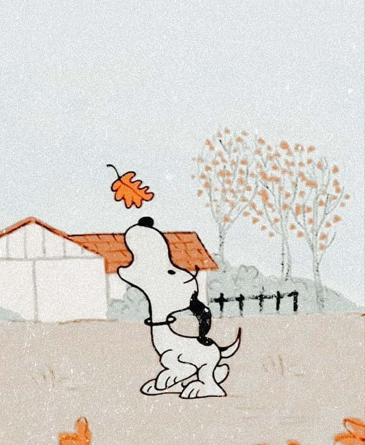 Get Ready For The Fall Season With Snoopy Wallpaper