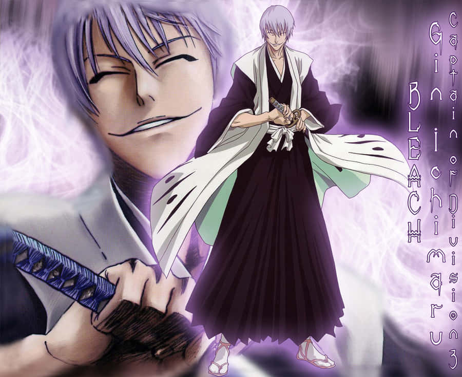 Get Ready To Go On An Epic Adventure With Gin Ichimaru Wallpaper